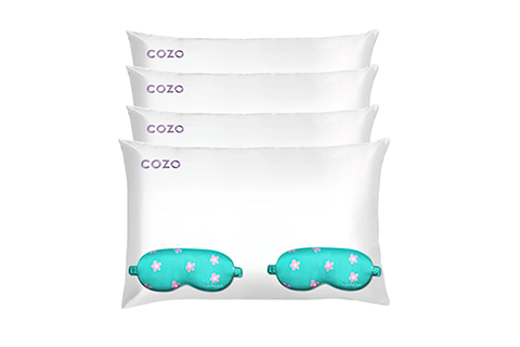 Family Pack Bundle - Four Mulberry Silk Pillowcases + Two Sleep Masks