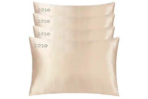 COZO Champagne Vegan Eucalyptus Silk Pillowcase