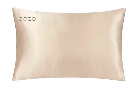 COZO Champagne Vegan Eucalyptus Silk Pillowcase