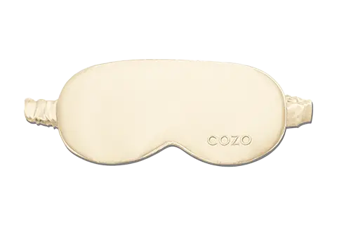 COZO Champagne Mulberry Silk Sleep Mask