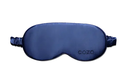 COZO Contour Navy Eucalyptus Silk Sleep Mask