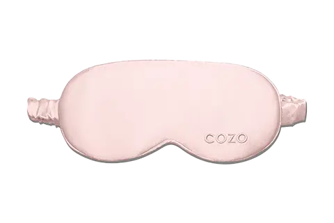 COZO Contour Pink Eucalyptus Silk Sleep Mask