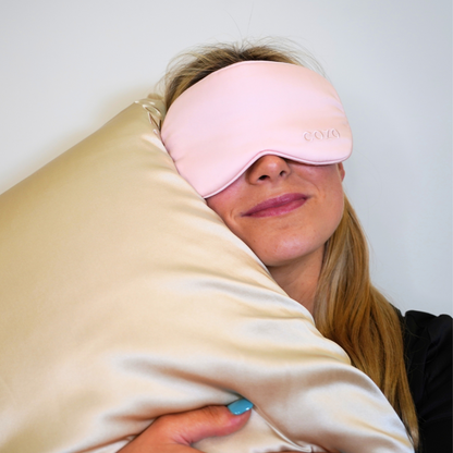 Pink Eucalyptus Silk Sleep Mask