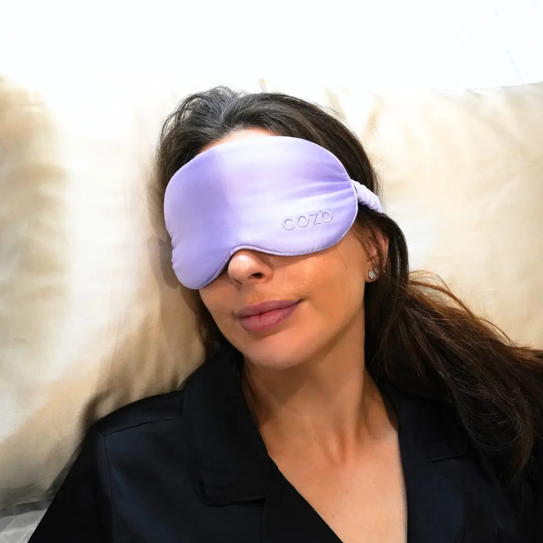 Purple Silk Sleep Mask